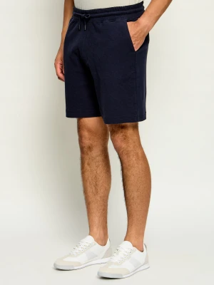 BOSS ORANGE Szorty Se_Urbanwaffle | Regular Fit granatowy