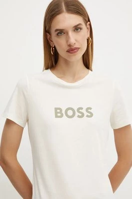 Boss Orange t-shirt bawełniany BOSS ORANGE damski kolor biały 50501139