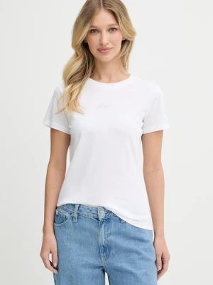 BOSS Orange t-shirt bawełniany damski kolor biały 50545288