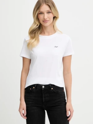 BOSS Orange t-shirt bawełniany damski kolor biały 50554015