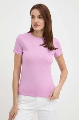 Boss Orange t-shirt bawełniany damski kolor różowy 50504201