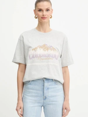 BOSS Orange t-shirt bawełniany damski kolor szary 50549195
