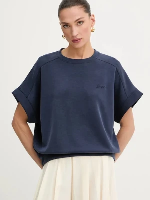 BOSS Orange t-shirt damski kolor granatowy 50543499