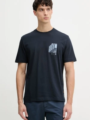 BOSS Orange t-shirt męski bawełniany
