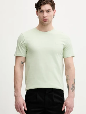 BOSS Orange T-shirt męski bawełniany Tales zielony