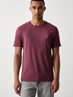 BOSS Orange T-shirt męski bawełniany Tales różowy