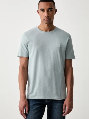 BOSS Orange T-shirt męski bawełniany Tales szary