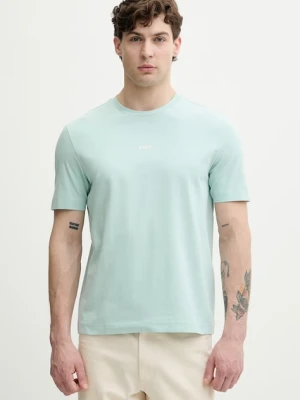 BOSS Orange T-shirt męski z bawełną TChup
