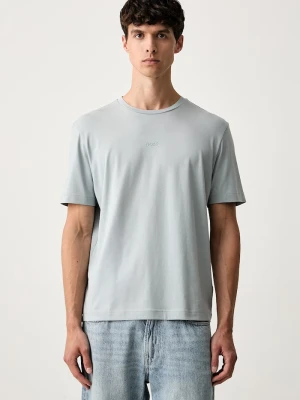BOSS Orange T-shirt męski z bawełną TChup niebieski