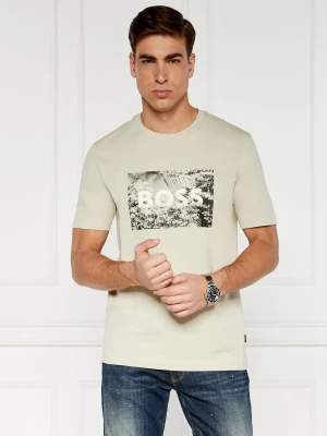 BOSS ORANGE T-shirt | Regular Fit piaskowy