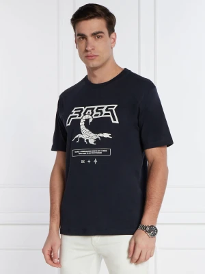 BOSS ORANGE T-shirt | Regular Fit granatowy