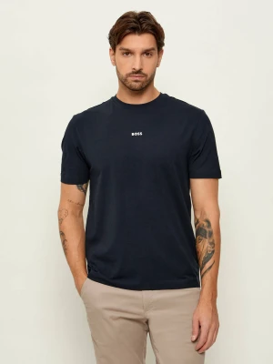 BOSS ORANGE T-shirt TChup | Relaxed fit granatowy