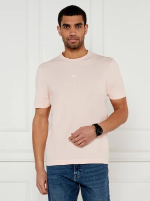 BOSS ORANGE T-shirt TChup | Relaxed fit różowy