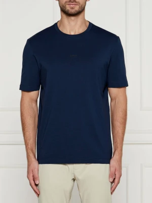 BOSS ORANGE T-shirt TChup | Relaxed fit granatowy