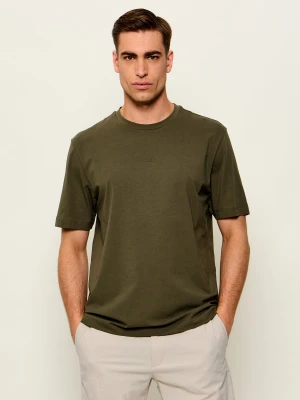 BOSS ORANGE T-shirt TChup | Relaxed fit oliwkowy