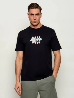 BOSS ORANGE T-shirt Te_Bass | Regular Fit czarny