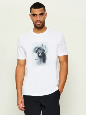 BOSS ORANGE T-shirt Te_Being | Regular Fit biały