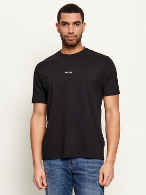 BOSS ORANGE T-shirt Te_BossClub | Regular Fit czarny