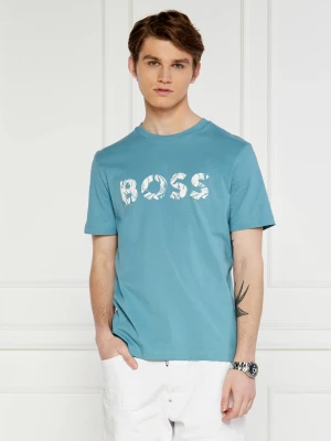 BOSS ORANGE T-shirt Te_Bossocean | Regular Fit niebieski