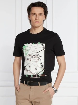 BOSS ORANGE T-shirt Te_Cassette | Regular Fit czarny
