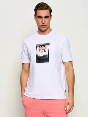 BOSS ORANGE T-shirt Te_Dj | Regular Fit biały