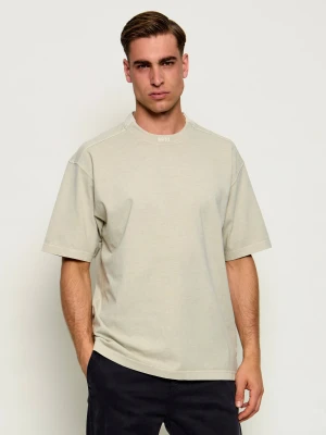 BOSS ORANGE T-shirt Te_Dye | Oversize fit beżowy