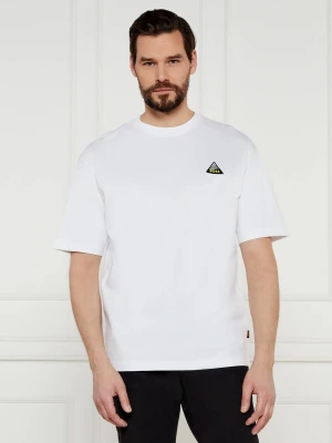 BOSS ORANGE T-shirt Te_fishpatch | Loose fit biały