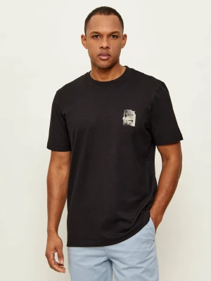 BOSS ORANGE T-shirt Te_Groove | Regular Fit czarny