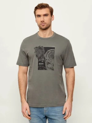 BOSS ORANGE T-shirt Te_Imprint | Regular Fit szary