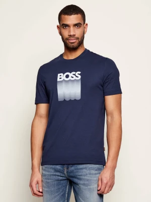 BOSS ORANGE T-shirt Te_Insignia | Regular Fit granatowy