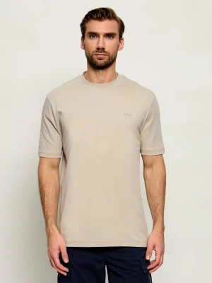 BOSS ORANGE T-shirt Te_interlock | Regular Fit beżowy