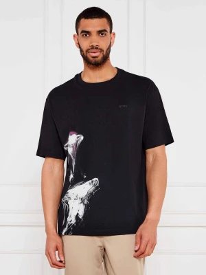 BOSS ORANGE T-shirt Te_Jellyfish | Relaxed fit czarny