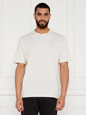 BOSS ORANGE T-shirt Te_Tirecollar | Relaxed fit ecru