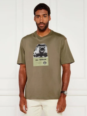 BOSS ORANGE T-shirt Te_Wagon | Relaxed fit zielony