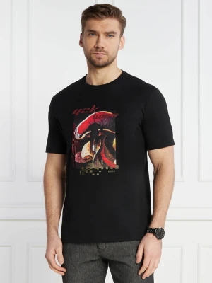 BOSS ORANGE T-shirt TeeMushroom | Regular Fit czarny