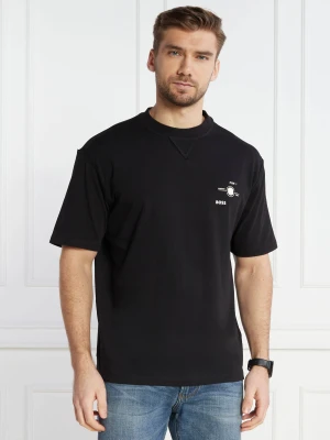 BOSS ORANGE T-shirt TeeMusicY2K | Regular Fit czarny