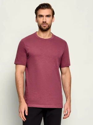 BOSS ORANGE T-shirt Tegood | Regular Fit bordowy
