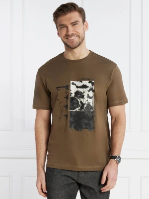 BOSS ORANGE T-shirt TeRetroLeo | Relaxed fit khaki
