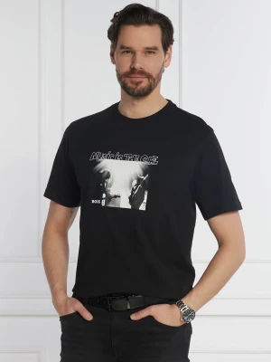 BOSS ORANGE T-shirt TeScorpion | Regular Fit czarny