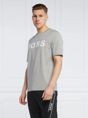 BOSS ORANGE T-shirt Tetry | Regular Fit szary