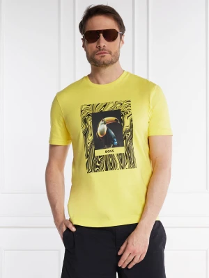 BOSS ORANGE T-shirt Tucan | Regular Fit żółty
