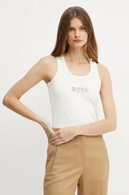 Boss Orange top damski kolor beżowy 50527580