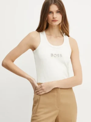 BOSS Orange top damski kolor beżowy 50527580