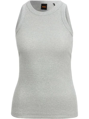 BOSS Orange Top w kolorze jasnoszarym rozmiar: XS