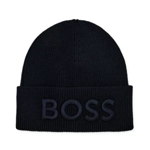 BOSS ORANGE Wełniana czapka Afox_R