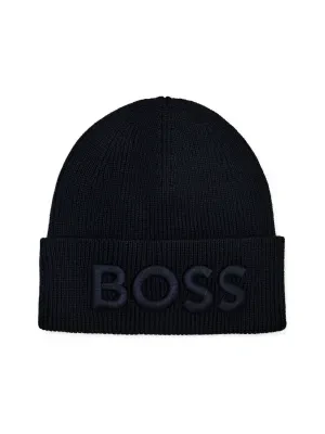 BOSS ORANGE Wełniana czapka Afox_R