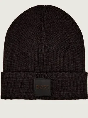 BOSS ORANGE Wełniana czapka Foxxy_R