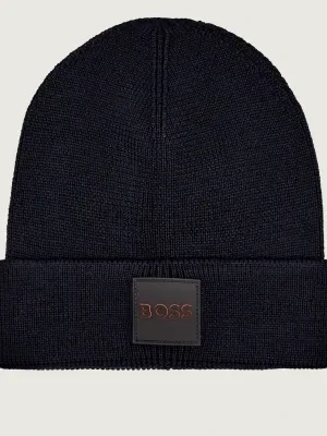 BOSS ORANGE Wełniana czapka Foxxy_R