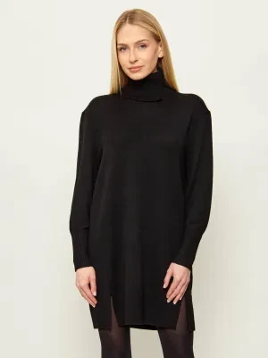 BOSS ORANGE Wełniana sukienka C_Feringatessa