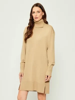 BOSS ORANGE Wełniana sukienka C_Feringatessa